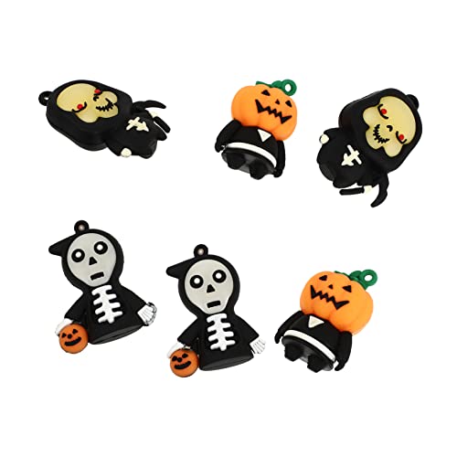Zerodeko 6 Stück Teiliges Lustige Halloween Torten Dekorationen aus Polymer Lehm Kreative und Sichere Zubehörteile für Muffins und Kuchen für Halloween Partys Zerodeko 6 Stück Teiliges Lustige Halloween Torten Dekorationen aus Polymer Lehm Kreative und Sichere Zubehörteile für Muffins und Kuchen für Halloween Partys von Zerodeko