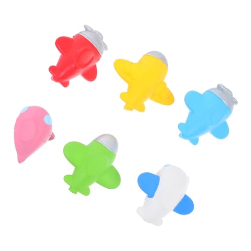 Zerodeko 6 Stück Teiliges Mini Flugzeug aus Widerstandsfähigem Resin Detailreiche Miniaturmodelle Vintage Stil DIY Hängedekorationen für Auto Schreibtisch und Innenräume von Zerodeko