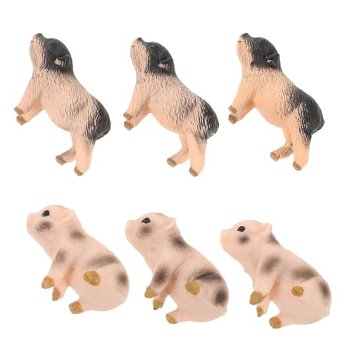 Zerodeko 6 Stück Teiliges Realistischer Schweinfiguren Miniatur Schweine Spielzeuge Dekoration für Bonsai und Mikro Landschaften für Kreative Bastelprojekte und Kinderlernspielzeug Zerodeko 6 Stück Teiliges Realistischer Schweinfiguren Miniatur Schweine Spielzeuge Dekoration für Bonsai und Mikro Landschaften für Kreative Bastelprojekte und Kinderlernspielzeug von Zerodeko