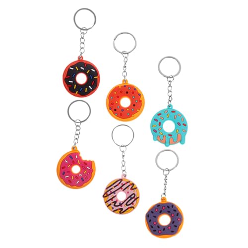 Zerodeko 6Stücke Süße Donut Schlüsselanhänger Taschen Hängedekoration Leicht und Tragbar für Rucksack Einzigartiges für Freunde zu Weihnachten oder Neujahr Zerodeko 6Stücke Süße Donut Schlüsselanhänger Taschen Hängedekoration Leicht und Tragbar für Rucksack Einzigartiges für Freunde zu Weihnachten oder Neujahr von Zerodeko