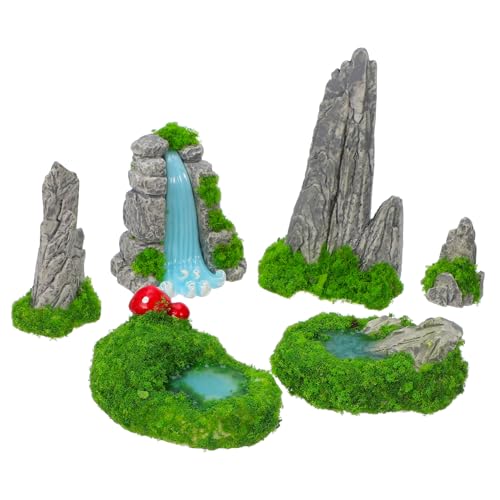 Zerodeko 6Stücke Teiliges Rockery aus Kunststein mit Wasserpool Dekorative Bonsai Figuren für Aquarium und Garten Wetterbeständig und Detailreich Gestaltet Zerodeko 6Stücke Teiliges Rockery aus Kunststein mit Wasserpool Dekorative Bonsai Figuren für Aquarium und Garten Wetterbeständig und Detailreich Gestaltet von Zerodeko