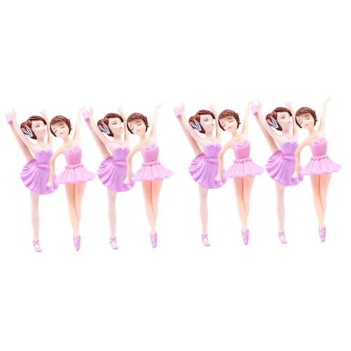 Zerodeko 8 Stck Teiliges Ballerina Cupcake Topper Tanzmädchen Figur Tortendekoration für Babyparty Geburtstagsfeier Wiederverwendbar und Glänzend Zerodeko 8 Stck Teiliges Ballerina Cupcake Topper Tanzmädchen Figur Tortendekoration für Babyparty Geburtstagsfeier Wiederverwendbar und Glänzend von Zerodeko