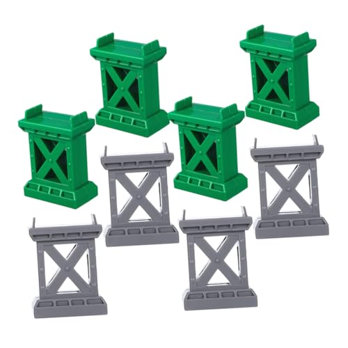 Zerodeko 8 Stück Teiliges Brückenpfeiler für Modelleisenbahnen Robuste Kunststoffstützen für Schienen und Spielzeugsicher und Langlebig für Kreative Spielumgebungen Zerodeko 8 Stück Teiliges Brückenpfeiler für Modelleisenbahnen Robuste Kunststoffstützen für Schienen und Spielzeugsicher und Langlebig für Kreative Spielumgebungen von Zerodeko