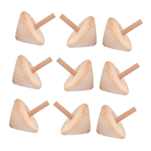 Zerodeko 9 Stück Teiliges Holz Kreiselspielzeug für DIY Malset aus Robustem Holz für Kreative Bastelaktivitäten und Heimdekoration für Altersgruppen Zerodeko 9 Stück Teiliges Holz Kreiselspielzeug für DIY Malset aus Robustem Holz für Kreative Bastelaktivitäten und Heimdekoration für Altersgruppen von Zerodeko