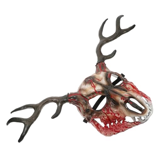 Zerodeko Antler Horned Mask für Halloween und Cosplay Realistische Tiermaske mit Abnehmbarem Design für Kostümpartys und Mottopartys Auffälliges Accessoire für Einen Faszinierenden Look Zerodeko Antler Horned Mask für Halloween und Cosplay Realistische Tiermaske mit Abnehmbarem Design für Kostümpartys und Mottopartys Auffälliges Accessoire für Einen Faszinierenden Look von Zerodeko