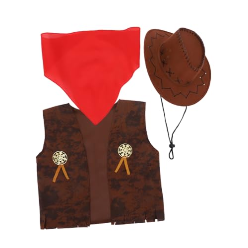 Zerodeko Bandana Weste und Hut Western Outfits für Halloween Mottopartys und Wild West Rollenspiele Zerodeko Bandana Weste und Hut Western Outfits für Halloween Mottopartys und Wild West Rollenspiele von Zerodeko