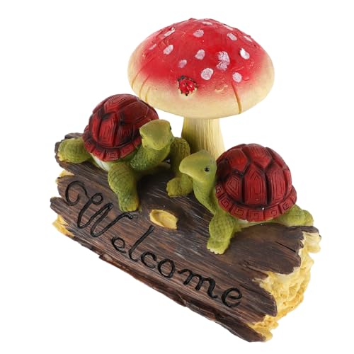 Zerodeko Einzigartige Schildkröte Pilz Harz Statue Outdoor Garten Für Terrasse S Zerodeko Einzigartige Schildkröte Pilz Harz Statue Outdoor Garten Für Terrasse S von Zerodeko