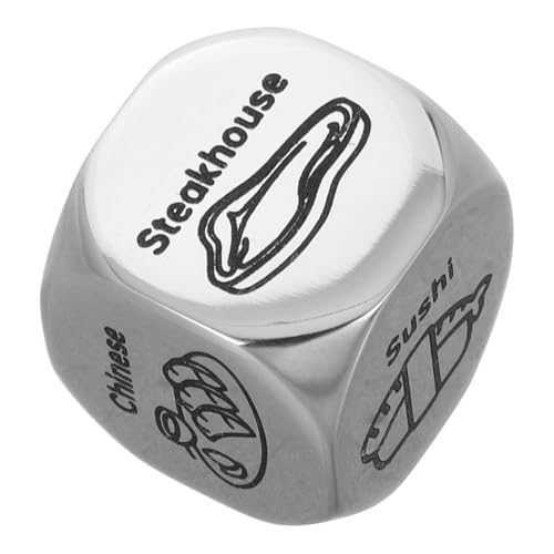 Zerodeko Essen Entscheidungswürfel Interaktive Dice für Romantische Dinner Nächte Kreative Geschenkidee für Reisegröße für Essensentscheidungen Perfektes Zubehör für Kulinarische Zerodeko Essen Entscheidungswürfel Interaktive Dice für Romantische Dinner Nächte Kreative Geschenkidee für Reisegröße für Essensentscheidungen Perfektes Zubehör für Kulinarische von Zerodeko