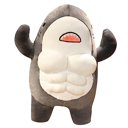 Zerodeko Gefülltes Kawaii Stofftier mit Muskeln Dekoratives Kissen für Erwachsene für Schlafzimmer Wohnzimmer Zerodeko Gefülltes Kawaii Stofftier mit Muskeln Dekoratives Kissen für Erwachsene für Schlafzimmer Wohnzimmer von Zerodeko