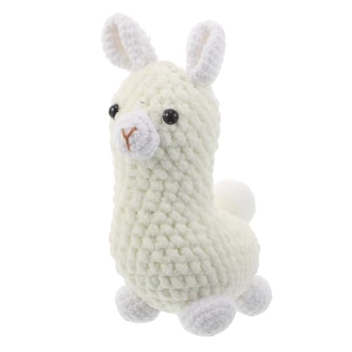 Zerodeko Gehäkelter Tieranhänger: Handgefertigtes Stricktier-Spielzeug für Rucksack oder Schlüsselring - Gestricktes Alpaka-Ornament für Schlüsselanhänger Zerodeko Gehäkelter Tieranhänger: Handgefertigtes Stricktier-Spielzeug für Rucksack oder Schlüsselring - Gestricktes Alpaka-Ornament für Schlüsselanhänger von Zerodeko