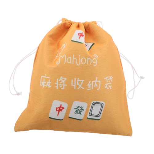 Zerodeko Großer Mahjong Aufbewahrungsbeutel mit Kordelzug Stoff Tasche für Spielsteine Kratzfester Organizer für Brettspiele Wiederverwendbarer Reise Heimhalter Zerodeko Großer Mahjong Aufbewahrungsbeutel mit Kordelzug Stoff Tasche für Spielsteine Kratzfester Organizer für Brettspiele Wiederverwendbarer Reise Heimhalter von Zerodeko
