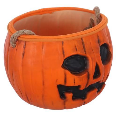 Zerodeko Halloween Kürbis Süßigkeiteneimer Halloween Kürbis Eimer Mit Beleuchtung – Handlicher Trick Or Treat Korb Für – Partygeschenke von Zerodeko