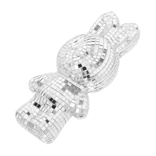 Zerodeko Handgefertigte Silberne Spiegel-diskofigur Mosaik- Für Hochzeitsparty-zubehör Retro-Stil Der 1970er Jahre Zerodeko Handgefertigte Silberne Spiegel-diskofigur Mosaik- Für Hochzeitsparty-zubehör Retro-Stil Der 1970er Jahre von Zerodeko