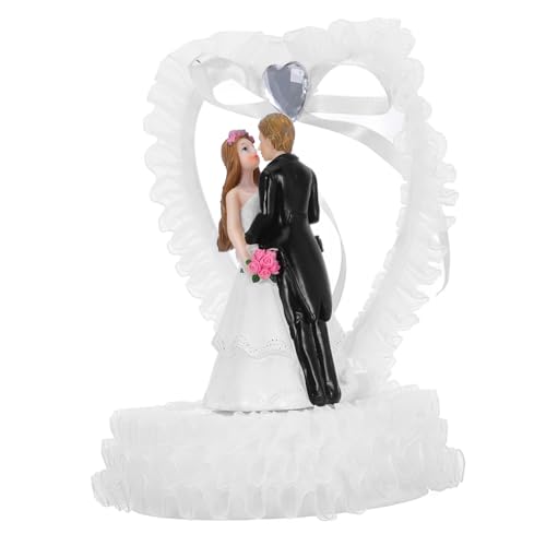 Zerodeko Hochzeitstorte Dekoration aus Kunstharz und Figur Tortendekoration für Hochzeiten Hochzeitsgeschenk und Feierliche Anlässe Langlebig Zerodeko Hochzeitstorte Dekoration aus Kunstharz und Figur Tortendekoration für Hochzeiten Hochzeitsgeschenk und Feierliche Anlässe Langlebig von Zerodeko