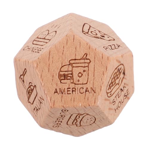 Zerodeko Holz Würfelspiel für Essensentscheidungen Kreatives Date Night Spiel für Geburtstagsfeiern Jubiläen und Romantische Abende Einzigartiges Design aus Leichtem Holz Zerodeko Holz Würfelspiel für Essensentscheidungen Kreatives Date Night Spiel für Geburtstagsfeiern Jubiläen und Romantische Abende Einzigartiges Design aus Leichtem Holz von Zerodeko