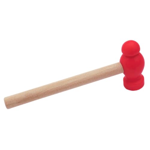 Zerodeko Holzspielzeug Hammer Leicht Sicher für Kleinkinder Pädagogisches Werkzeug für Rollenspiele Hand Augen Koordination und Motorischer Fähigkeiten von Zerodeko