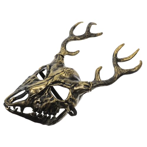 Zerodeko Horned Face Mask für Halloween Realistische Tiermaske mit Abnehmbarem Design für Kostümpartys und Cosplay Events Bequem und Atmungsaktiv Zerodeko Horned Face Mask für Halloween Realistische Tiermaske mit Abnehmbarem Design für Kostümpartys und Cosplay Events Bequem und Atmungsaktiv von Zerodeko
