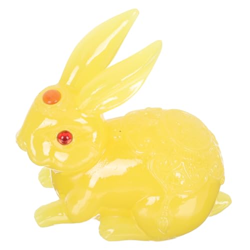 Zerodeko Jade-Kaninchen-Ornament Osterbabys Hasen- Osterdekorationen für den Außenbereich Rennmaus hasenfiguren Animal Figures dekorative Osterverzierung Kaninchenschmuck Harz Yellow Zerodeko Jade-Kaninchen-Ornament Osterbabys Hasen- Osterdekorationen für den Außenbereich Rennmaus hasenfiguren Animal Figures dekorative Osterverzierung Kaninchenschmuck Harz Yellow von Zerodeko