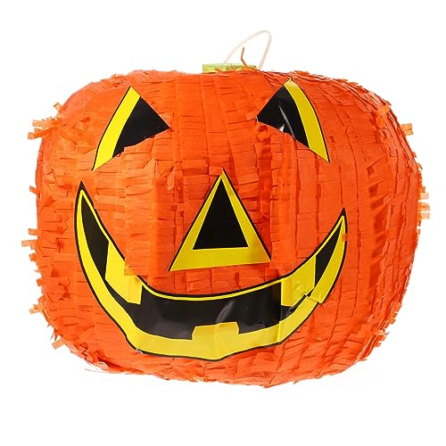 Zerodeko Kürbis Pinata aus Papier Halloween Dekoration für Partys Spannendes für Vielseitig Einsetzbar für Feiern Tragbar Sicherem Material Gefertigt von Zerodeko