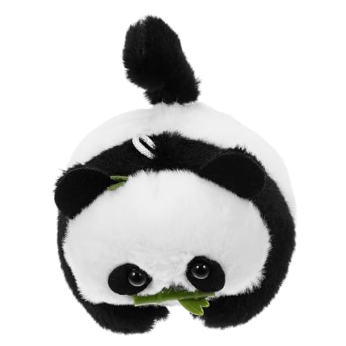 Zerodeko Kuscheliger Panda Schlüsselanhänger mit Beweglichem Niedliches Plüschtier Anhänger Großes Taschenanhänger für Freundin Süßes für Rucksack und Tasche von Zerodeko