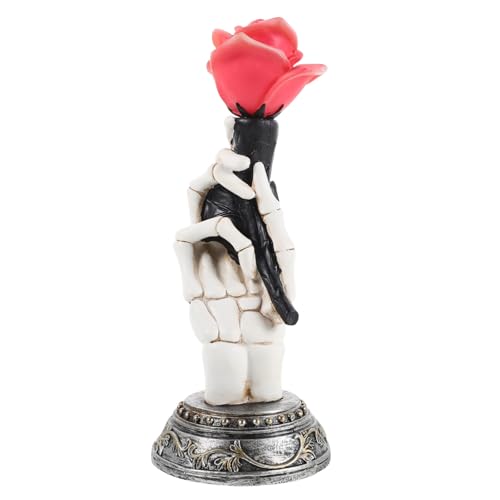 Zerodeko LED Skeleton Hand Lampe Halloween Nachtlicht mit Sanfter Beleuchtung Gotische Dekoration für Valentinstag und Day of The Dead Romantische Ambientebeleuchtung für Zuhause und Party von Zerodeko