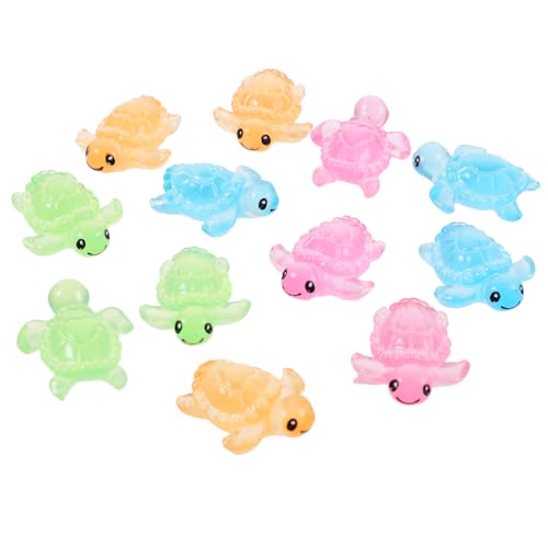Zerodeko Leuchtendes Schildkröten-Ornament-Set 12-teilig Mini-schildkrötenfigur Für Aquarium Schreibtisch Nachttisch Dekoration Kunstharz Zerodeko Leuchtendes Schildkröten-Ornament-Set 12-teilig Mini-schildkrötenfigur Für Aquarium Schreibtisch Nachttisch Dekoration Kunstharz von Zerodeko