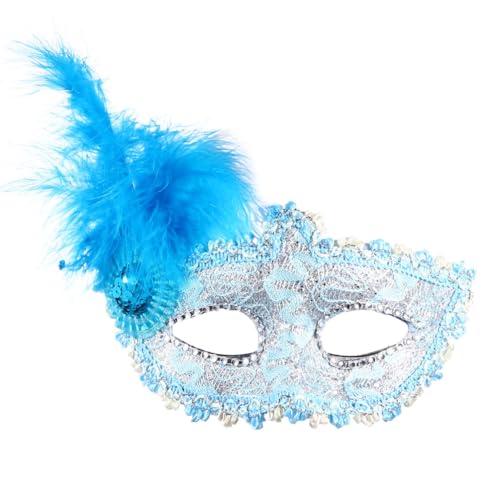 Zerodeko Venezianische Masken Maske Halloween Cosplay Kostüm Owen Partybevorzugung Dekorativ Für Frauen Halloween Anziehzubehör Abschlussball Geschenk Plastik Fräulein Maskerade-Maske von Zerodeko