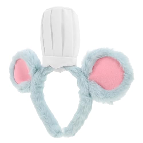 Zerodeko Mausohren Haarschmuck Mit Grauem Geburtstagshut Für Erwachsene Niedliches Kostümzubehör Für Halloween Karneval Und Themenpartys Für Fotos Und Cosplay Accessoires von Zerodeko