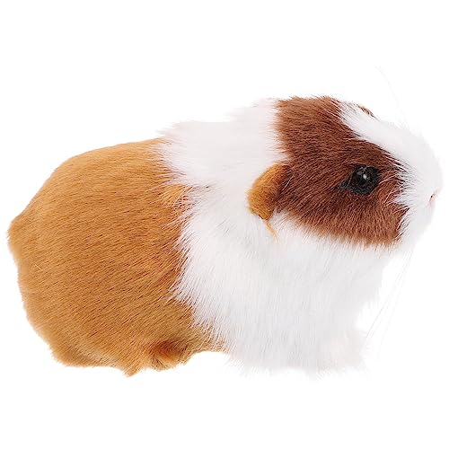 Zerodeko Meerschweinchen-Plüschtier Plüsch-Hamster-Figur Süßes Meerschweinchen-Plüschtier Simulierte Hamster-Tierfigur Weiche Meerschweinchen-Puppe von Zerodeko