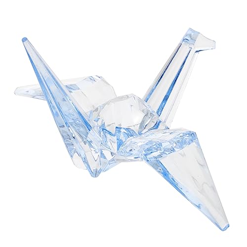 Zerodeko Origami Figur Dekoration Transparente Große Tierstatue Modell für Schreibtisch und Zimmerdeko Geschenkidee für Geburtstag und Festtage von Zerodeko