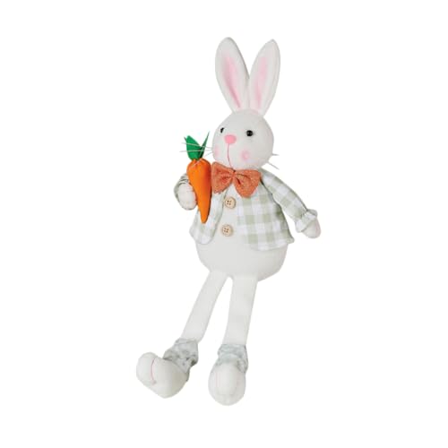 Zerodeko Osterhasenpuppe Mit Beinen Sitzende Pose Dekoratives Plüschspielzeug Entzückendes Stofftier Grüne Beine Osterdekoration Für Draußen Zerodeko Osterhasenpuppe Mit Beinen Sitzende Pose Dekoratives Plüschspielzeug Entzückendes Stofftier Grüne Beine Osterdekoration Für Draußen von Zerodeko