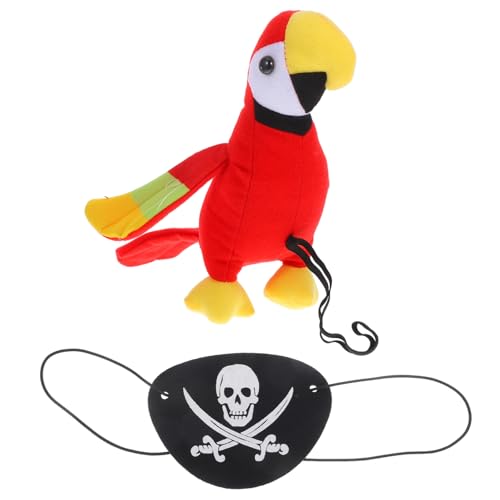 Zerodeko Piratenkostüm Schulterpapagei Plüsch Weiches Piratenkostüm Requisit Halloween Cosplay Party Dekoration für Kindergeburtstag und Themenveranstaltungen Zerodeko Piratenkostüm Schulterpapagei Plüsch Weiches Piratenkostüm Requisit Halloween Cosplay Party Dekoration für Kindergeburtstag und Themenveranstaltungen von Zerodeko