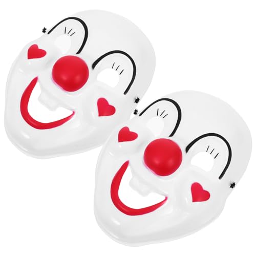 Zerodeko Plastik -Clownmaske Beängstigende Clown -Flockenmaske Maske Für Halloween -Rollenspiele Masquerade Party Requisiten 2Pcs Zerodeko Plastik -Clownmaske Beängstigende Clown -Flockenmaske Maske Für Halloween -Rollenspiele Masquerade Party Requisiten 2Pcs von Zerodeko