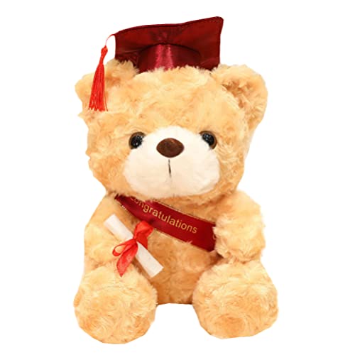 Zerodeko Plüsch -Abschlussbär Niedliches Bären -Stofftier Mit Abschlusskappe Puppenspielzeug Kanye Bear Für Kindergarten Grundschule College High School Abschlussfeier Vorhanden ( Zerodeko Plüsch -Abschlussbär Niedliches Bären -Stofftier Mit Abschlusskappe Puppenspielzeug Kanye Bear Für Kindergarten Grundschule College High School Abschlussfeier Vorhanden ( von Zerodeko