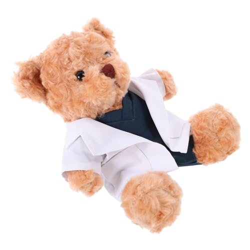 Zerodeko Plüsch Bär Flauschiger Arzt Bär Stofftier als Kreative Deko und für Medizinstudenten Niedliches Kuscheltier für Sammler und Anlässe Zerodeko Plüsch Bär Flauschiger Arzt Bär Stofftier als Kreative Deko und für Medizinstudenten Niedliches Kuscheltier für Sammler und Anlässe von Zerodeko