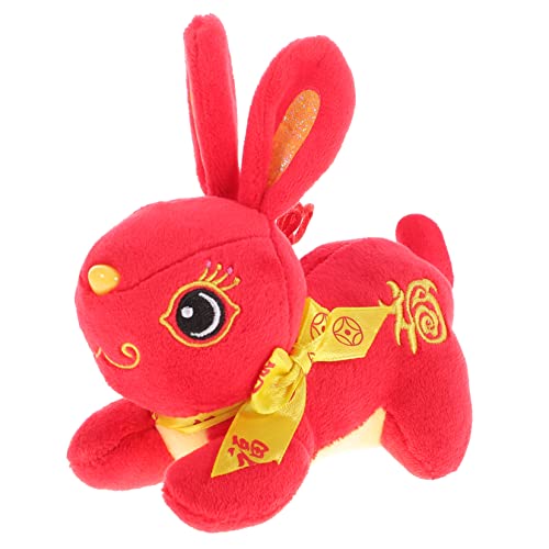 Zerodeko Plüsch-Kaninchen- Plüschpuppe Karikatur für kinderspielzeug Auto Ausgestopftes Hasen-Maskottchen- ausgestopftes Hasenspielzeug rot Zerodeko Plüsch-Kaninchen- Plüschpuppe Karikatur für kinderspielzeug Auto Ausgestopftes Hasen-Maskottchen- ausgestopftes Hasenspielzeug rot von Zerodeko