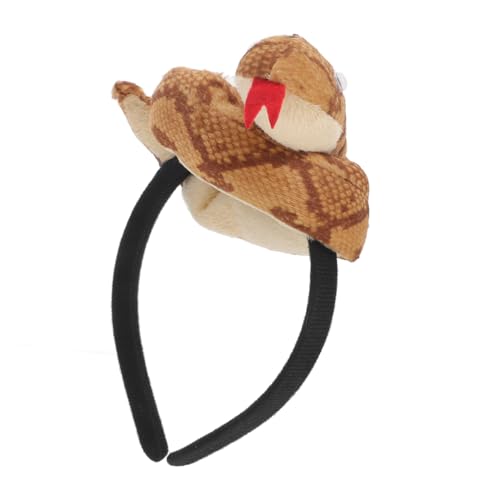 Zerodeko Plüsch Schlangen Stirnband Schlange Figur Stirnband Haarband Halloween Dekoration Haarband Zerodeko Plüsch Schlangen Stirnband Schlange Figur Stirnband Haarband Halloween Dekoration Haarband von Zerodeko