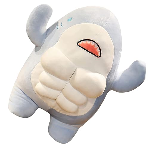Zerodeko Plüschhaifisch Kawaii Muskulöser Stofftier für Kuscheltier für Schlafzimmer Wohnzimmer Auto Waschbar Dekoration für Zuhause Zerodeko Plüschhaifisch Kawaii Muskulöser Stofftier für Kuscheltier für Schlafzimmer Wohnzimmer Auto Waschbar Dekoration für Zuhause von Zerodeko