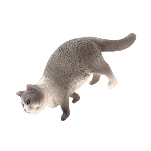 Zerodeko Realistische Katzenfigur Kurzhaar Perserkatze Tischdekoration Feines Design Lernspielzeug Niedliches Kätzchen Ornament für von Zerodeko