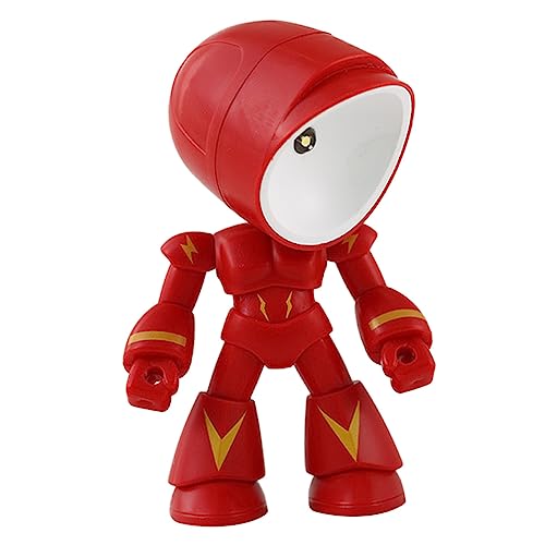 Zerodeko Robot Lamp Nachtlicht Einzigartige Roboter Tischlampe Rot Touch-bedienung Augenschonendes Design Für Schlafzimmer Und Dekoration von Zerodeko