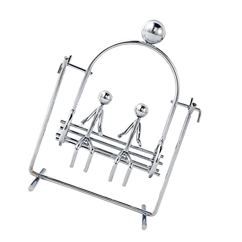 Zerodeko Schwingendes Balancespielzeug aus Kreatives Design Stabiler Sockel Physikalisches Balanceornament für Schreibtisch Geschenkidee zu Weihnachten Geburtstag Halloween von Zerodeko