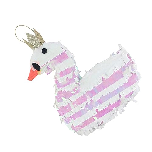 Zerodeko Swan Rainbow Tassel Piñata Lustiges Geburtstagsspielzeug Für Gefüllte Piñata Für Partys Dekoration Für Kindergeburtstage Und Feiern von Zerodeko
