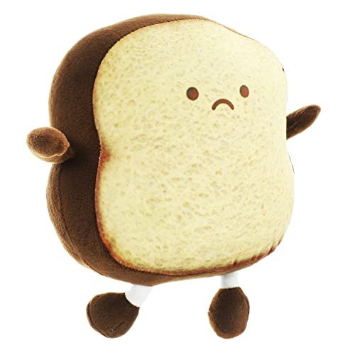 Zerodeko Toastpuppe kinderkopfkissen kopfkissen Toy Sofa Cushion nachsprechende stofftiere kinderspielzeug Kissen Lebensmittelförmiges Essen Plüsch PP Baumwolle von Zerodeko