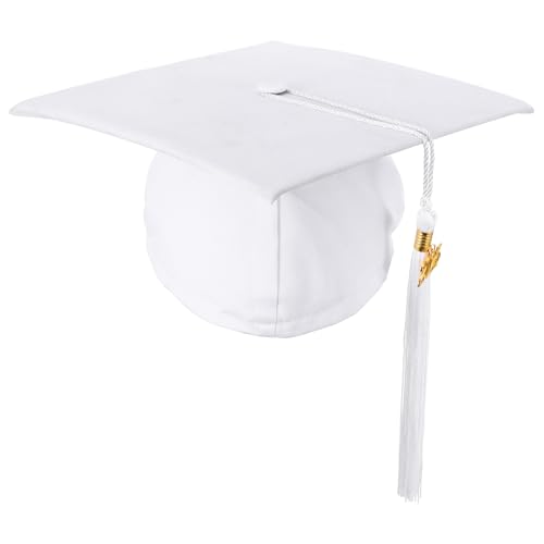 Zerodeko Verstellbare Abschlusskappe Mit Quaste 2025 Bachelor-kappe Eleganter Abschlusshut Für Erwachsene Schule Mehrzweck-accessoire Für Die Abschlusssaison von Zerodeko