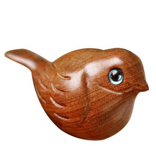 Zerodeko Verawood Vögel Figuren Statue Holzschnitzerei Handwerk Für Home Decor von Zerodeko