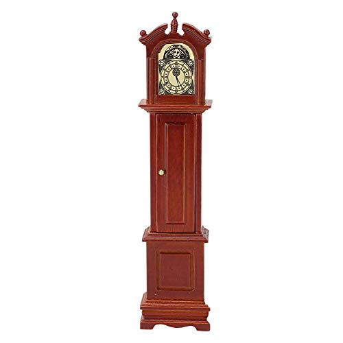 1:12 Dollhouse Miniature Zubehör Retro Floor Clock Holzhandwerk Standuhr mit beweglichen Tür Dollhouse Dekoration Kinder Rollespiele Spielzeug für Kinder 1:12 Dollhouse Miniature Zubehör Retro Floor Clock Holzhandwerk Standuhr mit beweglichen Tür Dollhouse Dekoration Kinder Rollespiele Spielzeug für Kinder von Zerodis