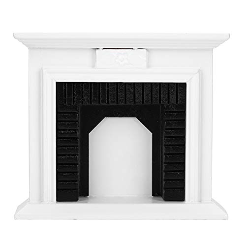 Zerodis 1:12 Miniatur weißer Kamin, Puppenhaus Holzfee Landschaft für pädagogische Kinder und Mädchen Zerodis 1:12 Miniatur weißer Kamin, Puppenhaus Holzfee Landschaft für pädagogische Kinder und Mädchen von Zerodis