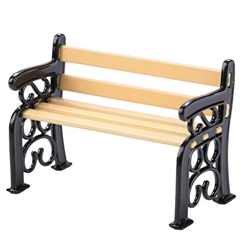 1:24 Puppenhaus Miniatur Parkbank, Mini Garten Terrasse Park Holz Stuhl Sitz Handwerk Fee Puppenhäuser Dekoration Garten Ornamente Puppe Spielzeug Zubehör 1:24 Puppenhaus Miniatur Parkbank, Mini Garten Terrasse Park Holz Stuhl Sitz Handwerk Fee Puppenhäuser Dekoration Garten Ornamente Puppe Spielzeug Zubehör von Zerodis