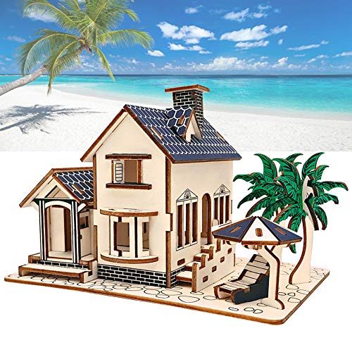 3D-Puzzle aus Holz, Villa-Bauhaus, DIY-Montage, pädagogisches Konstruktionsspielzeug für Kinder, Erwachsene 3D-Puzzle aus Holz, Villa-Bauhaus, DIY-Montage, pädagogisches Konstruktionsspielzeug für Kinder, Erwachsene von Zerodis