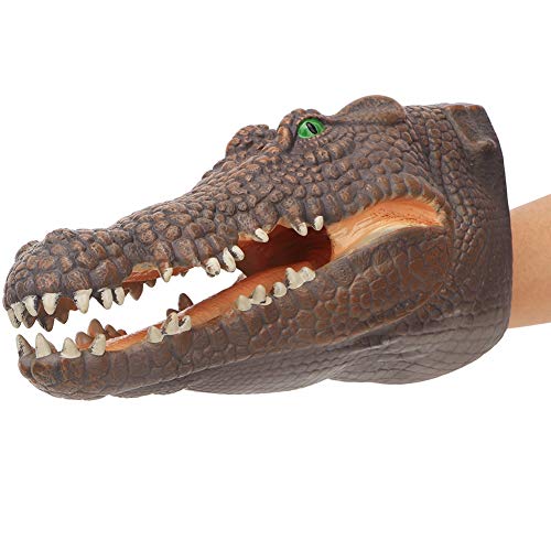 9 Zoll Krokodil Handpuppe Tier Weiche Simulation Handpuppe ungiftig Gummi Spielzeug Rollenspiel Spielzeug Kinder von Zerodis
